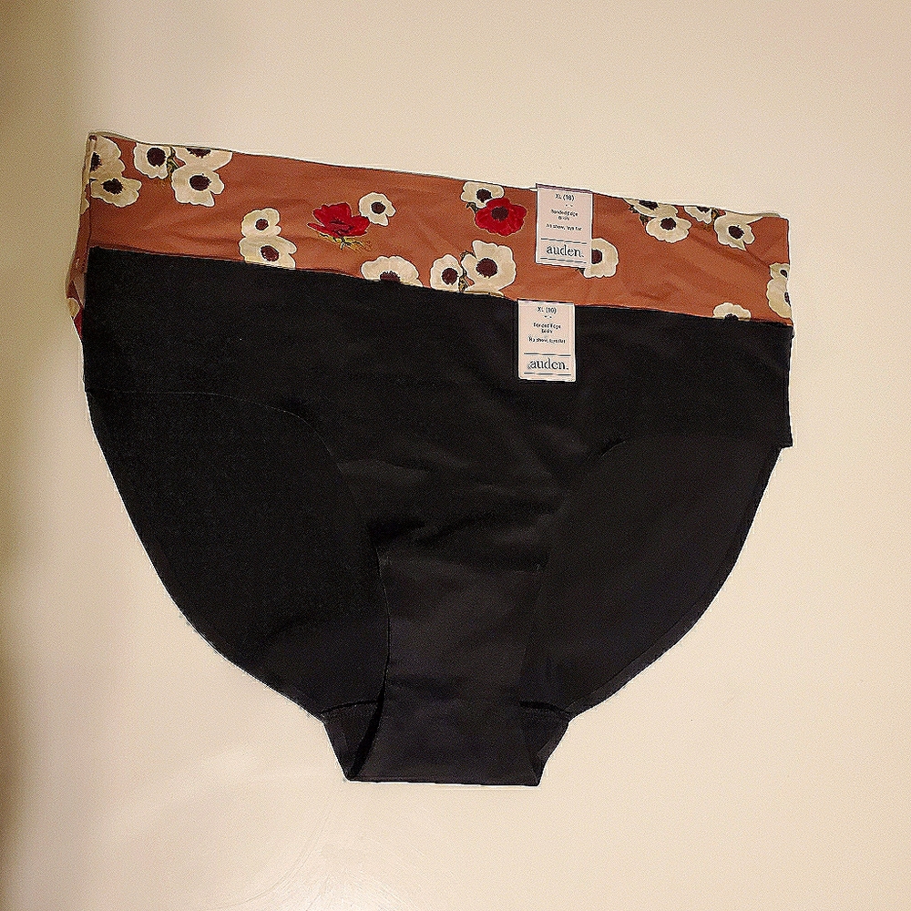 2 Auden bonded edge bikini panties. XL (16)